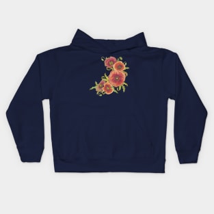 Red Poppies Kids Hoodie